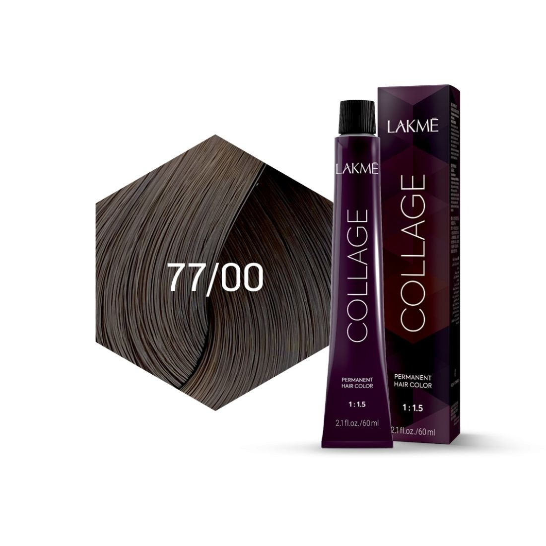 Крем-фарба для волосся Lakme Collage відтінок 77/00 (Інтенсивний русявий), 60 мл - фото 2