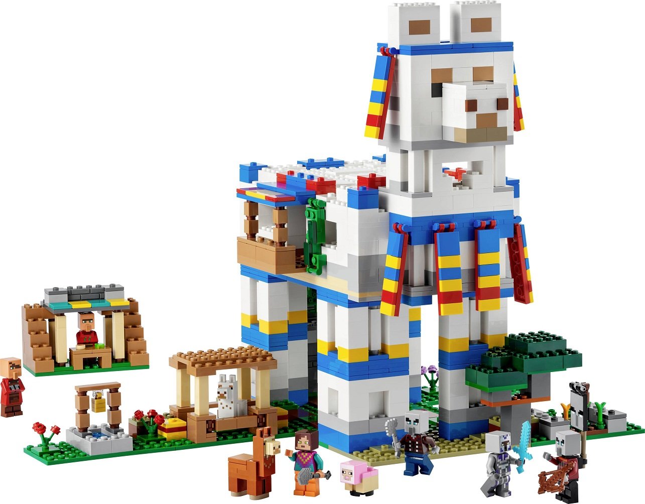 Конструктор LEGO Minecraft Minecraft Деревня лам, 1252 деталей (21188) - фото 4