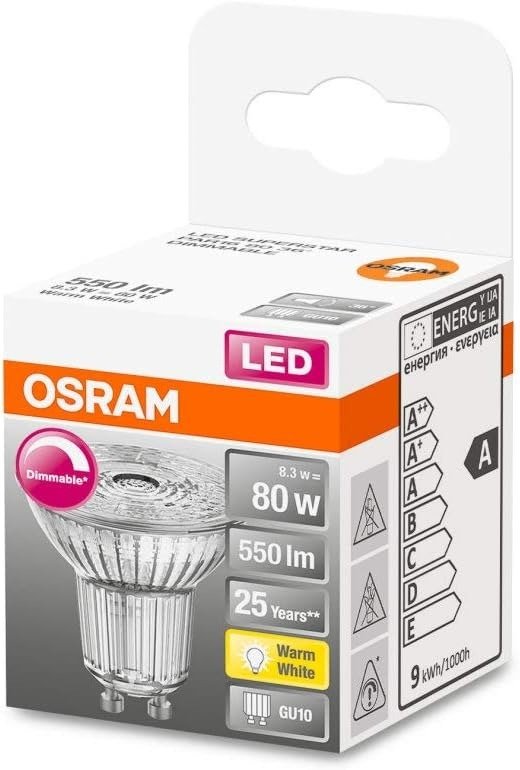 Світлодіодна лампа Osram LED MR16 GU10 8.3W 2700K (4058075433663) - фото 2