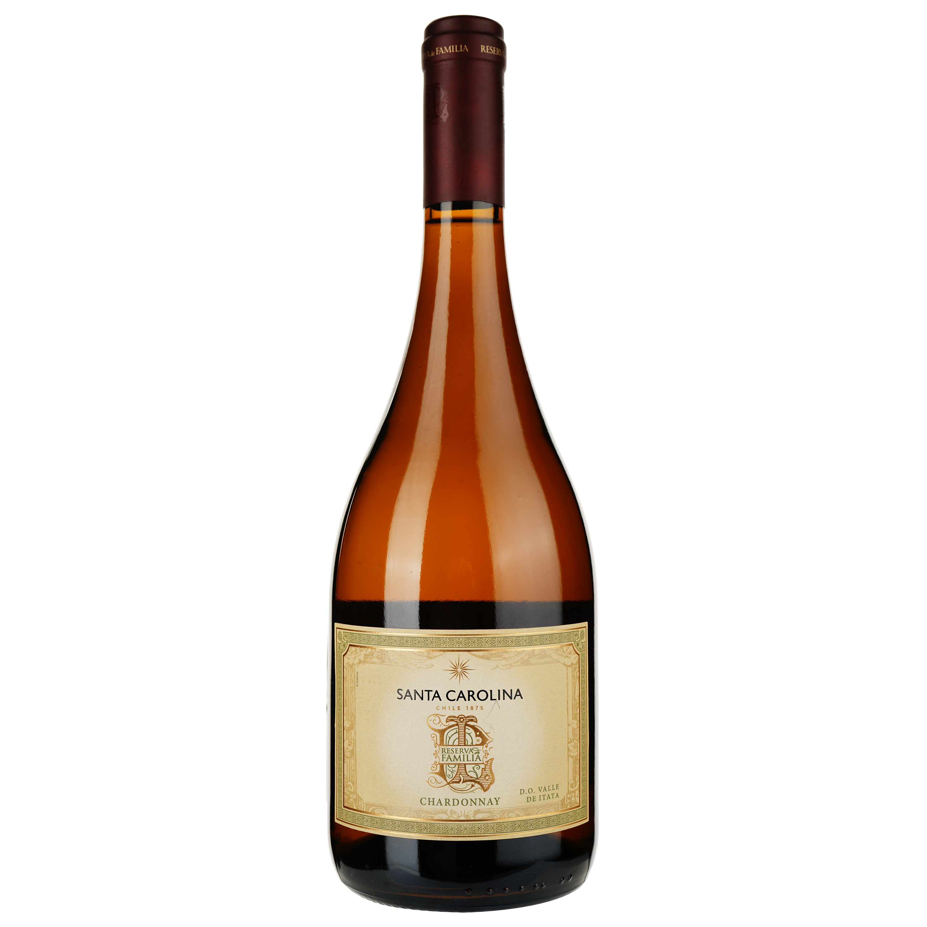 Вино Santa Carolina Reserva De Familia Chardonnay, біле, сухе, 0,75 л - фото 1