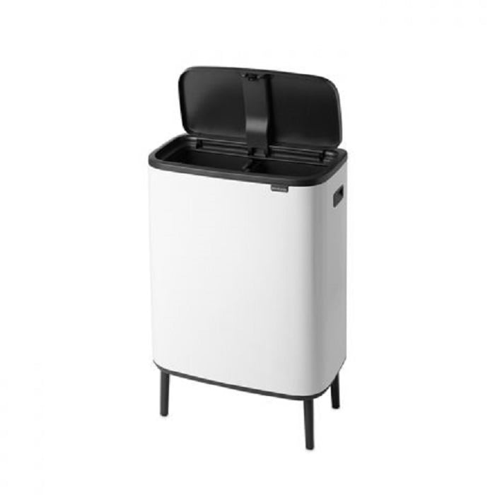 Бак для мусора Brabantia Bo Touch Bin Hi, белый, 2х30 л (130601) - фото 5