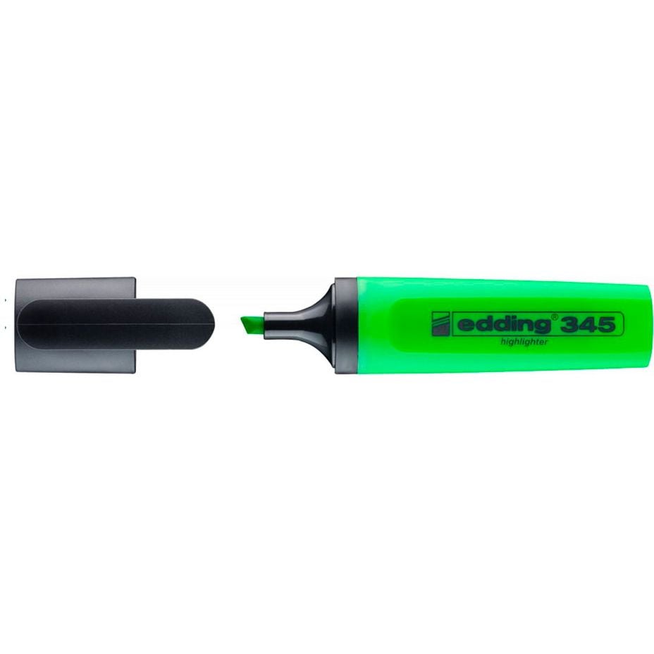 Маркер текстовий Edding Highlighter клиноподібний 2-5 мм зелений (e-345/04) - фото 1