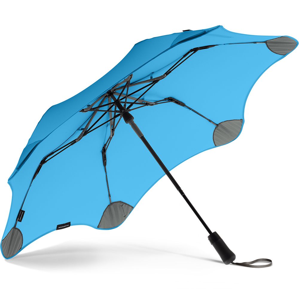 Женский складной зонтик полуавтомат Blunt 100 см синий - фото 4