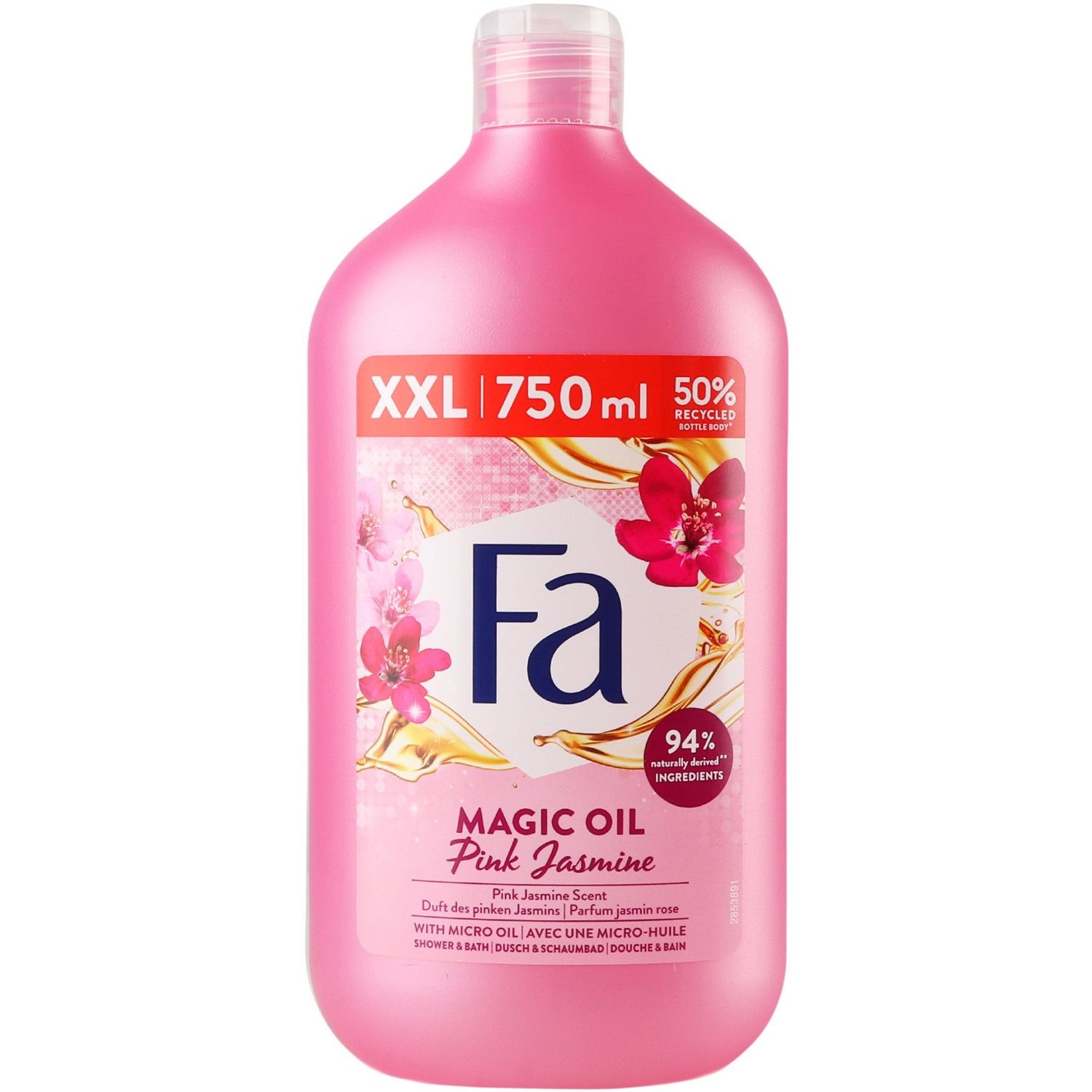 Фото - Гель для душа Fa Гель для душу  Magic Oil Рожевий жасмин, 750 мл 