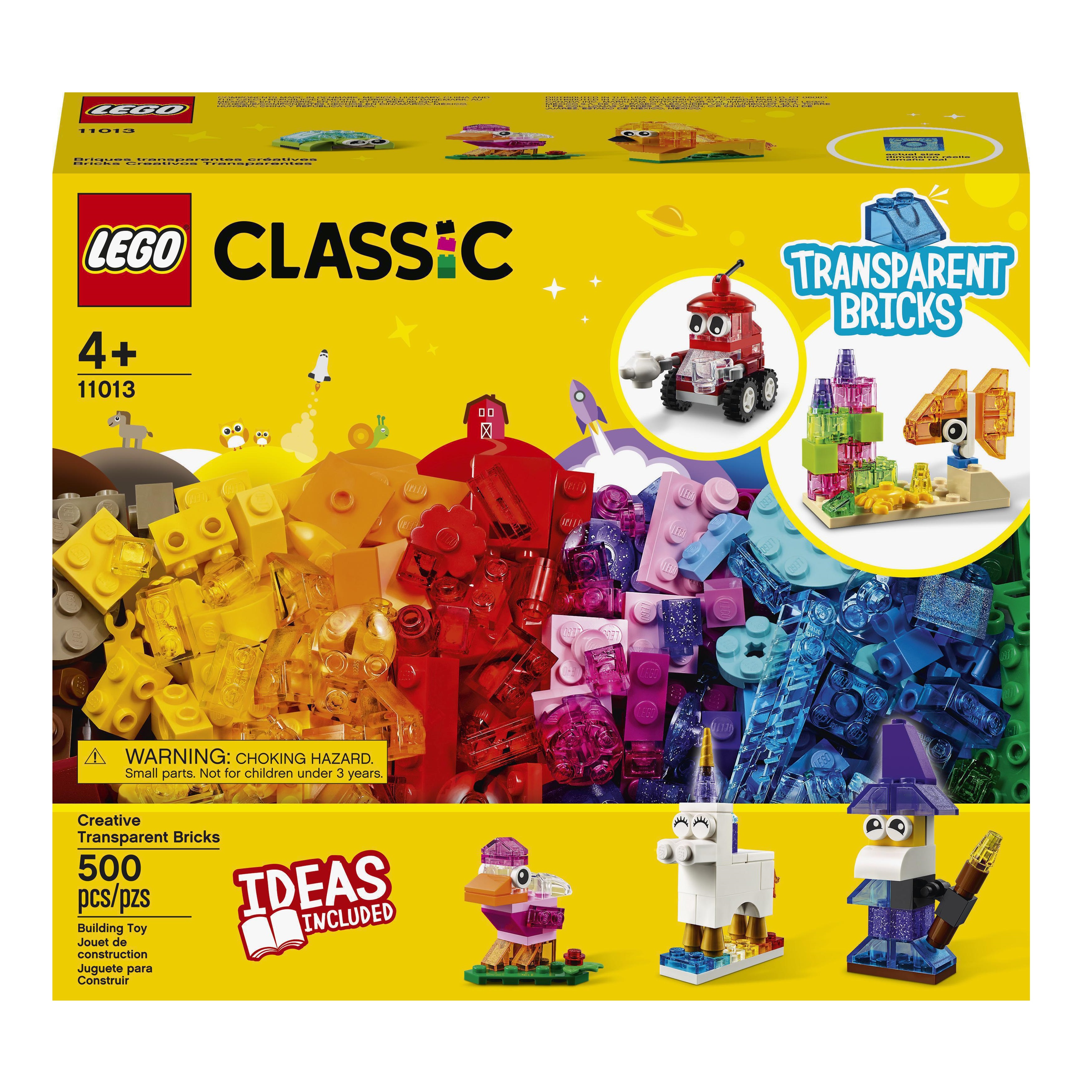 Конструктор LEGO Classic Прозрачные кубики, 500 деталей (11013) - фото 1