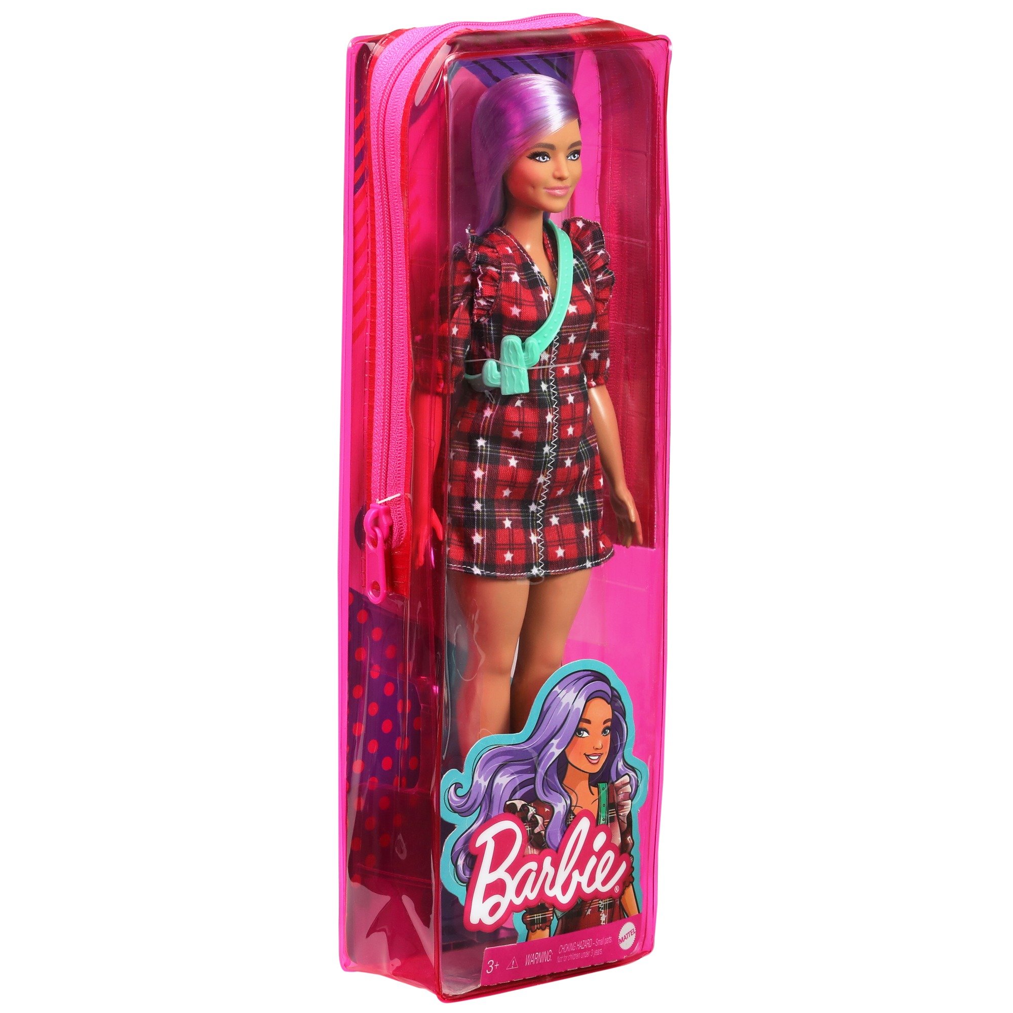 Кукла Barbie Модница в клетчатом платье (GRB49) - фото 9