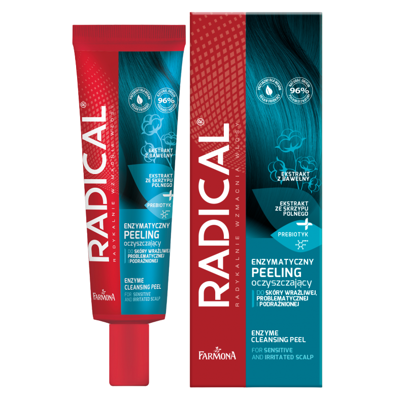 Энзимный пилинг Farmona Radical Med Очищающий, для чувствительной и раздраженной кожи головы, 75 мл (5900117975657) - фото 1