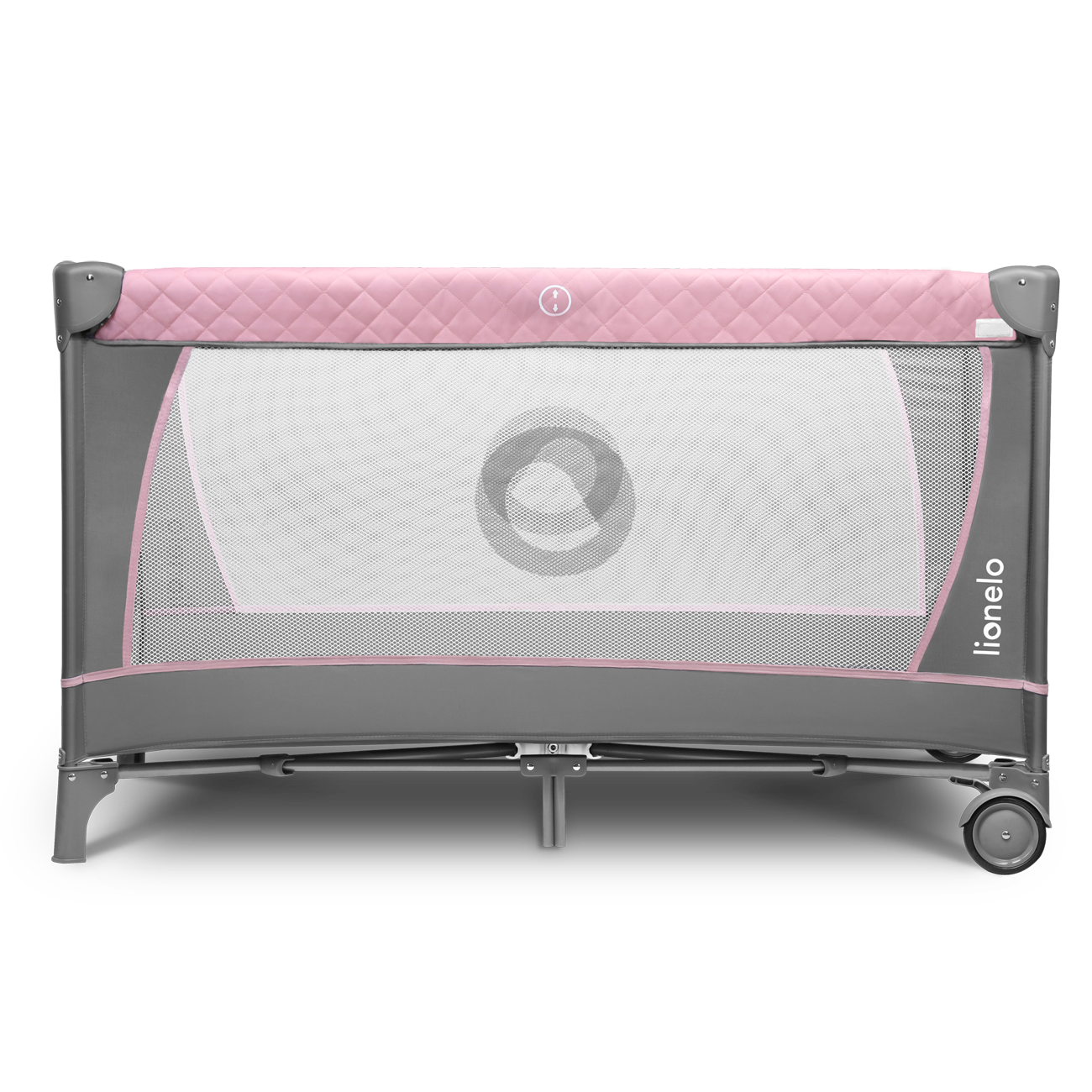 Манеж-кроватка Lionelo Flower, розовый с серым (LO.FL01) - фото 7
