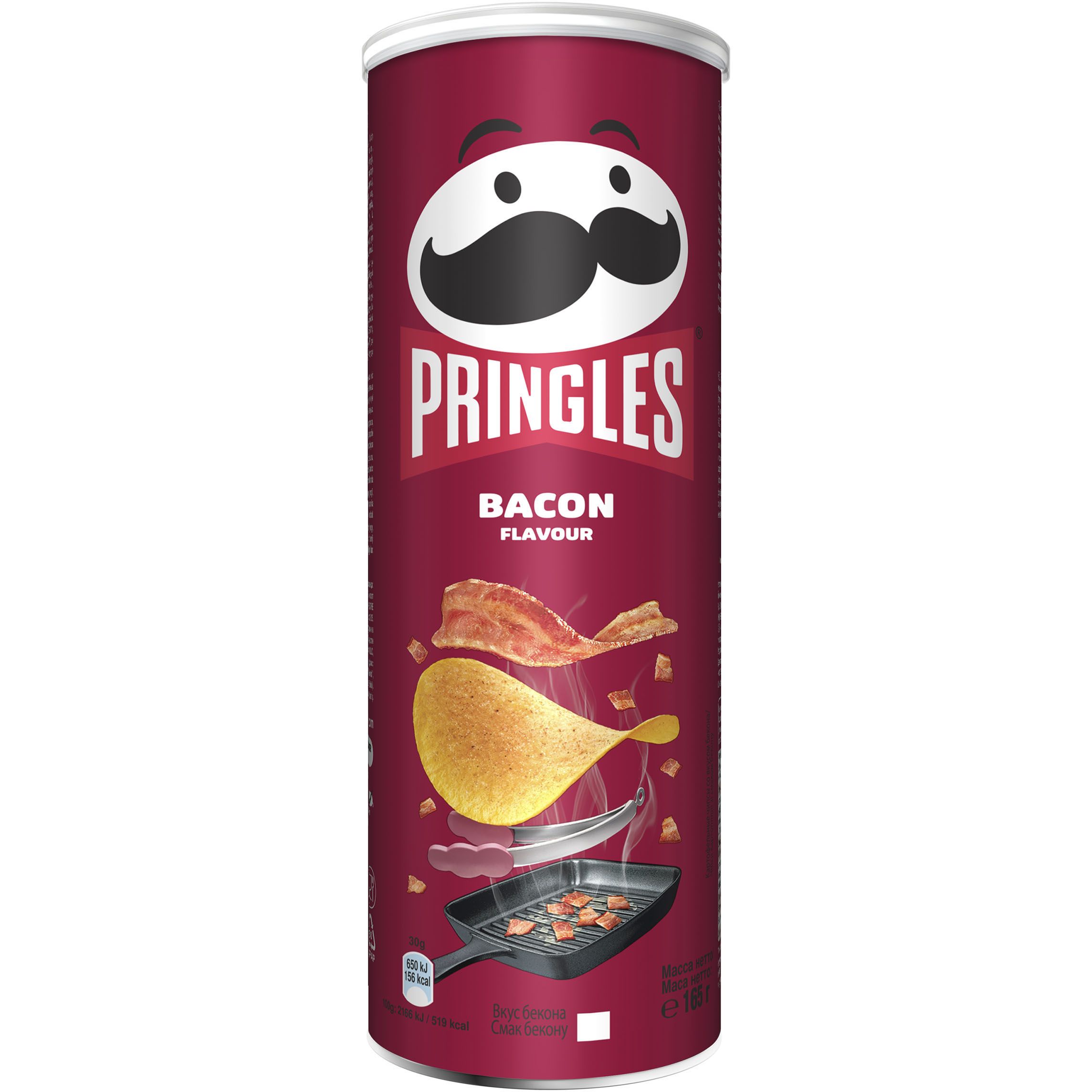 Чипсы Pringles Bacon 165 г (423900) - фото 1