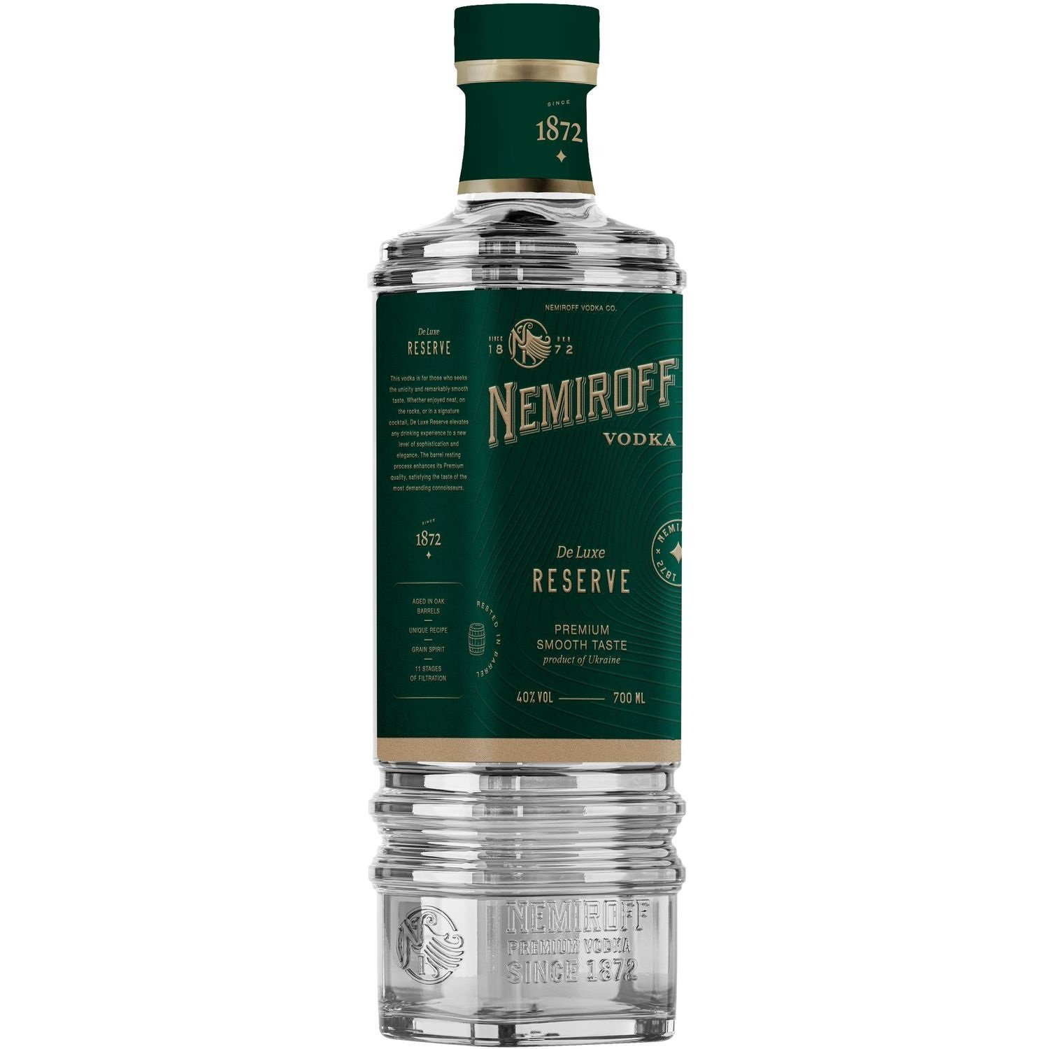 Водка Nemiroff De Luxe Reserve 40% 0.7л - фото 3