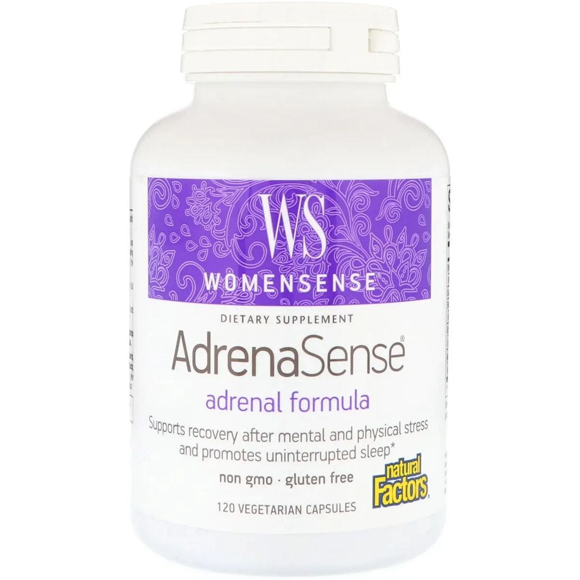 Комплекс для підтримки наднирників Natural Factors WomenSense AdrenaSense 120 капсул - фото 1