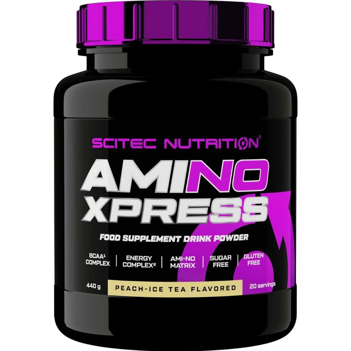 Аминокислоты Scitec Nutrition Ami-NO Xpress Персик-чай 440 г - фото 1