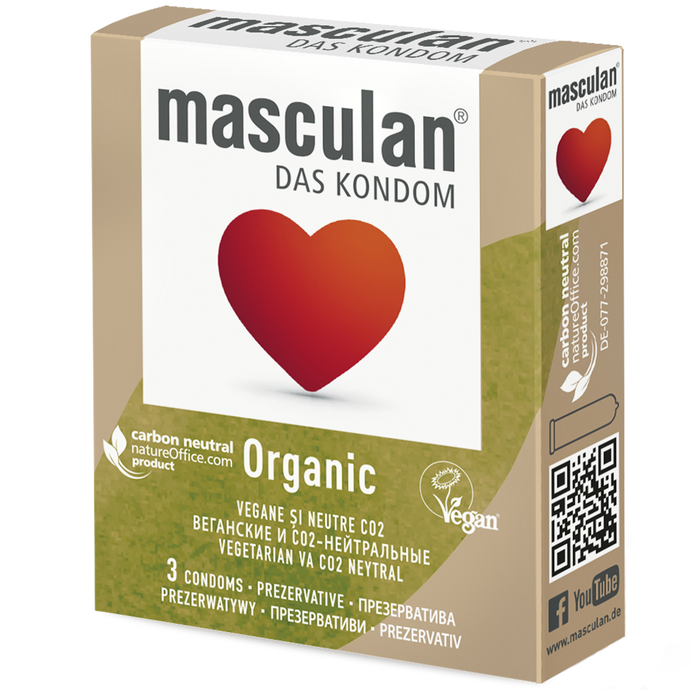 Презервативи Masculan Organic 3 шт. - фото 1