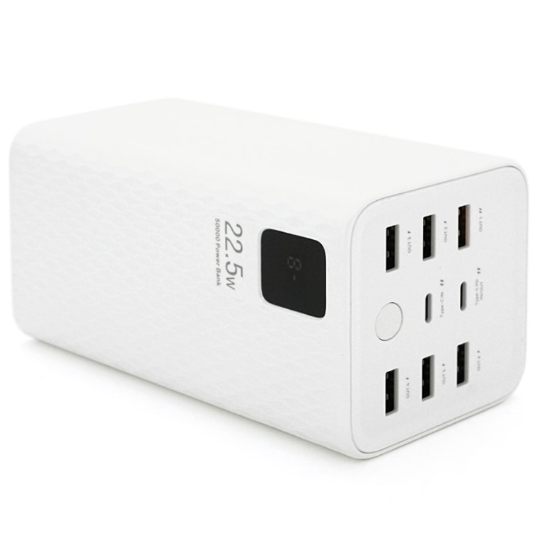 Повербанк Powerbank JOKO J-13 50000mAh PD 22.5W 6xUSB+2xType C - фото 2