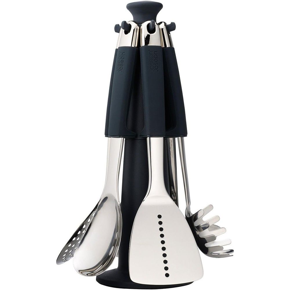 Набір кухонного приладдя Joseph Joseph Elevate 6-Piece Carousel Utensil Set Stainless Steel - фото 1