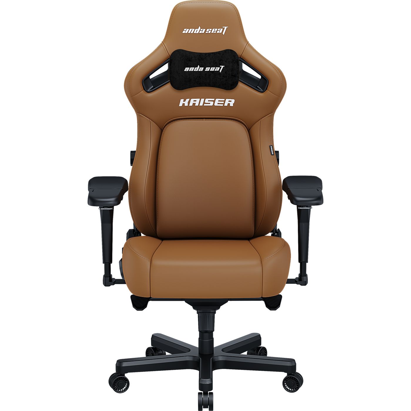 Кресло игровое Anda Seat Kaiser 4 Size XL Brown Premium PVC (AD12YDDC-XLL-20-K-PV/C) - фото 1