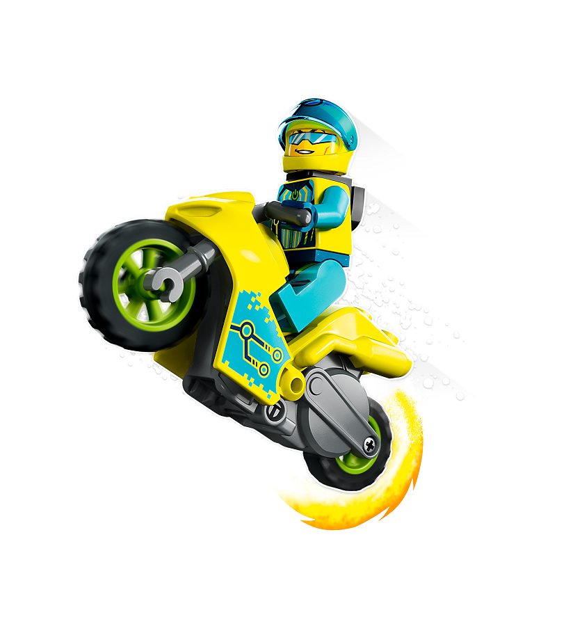 Конструктор LEGO City Stuntz Кібер трюковий байк, 13 деталей (60358) - фото 3
