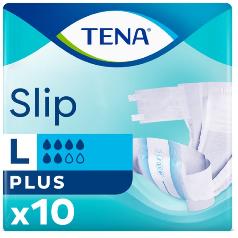 Подгузники для взрослых Tena Slip Plus Large, 10 шт. - фото 1