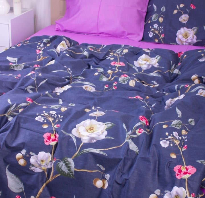 Комплект постельного белья MirSon Of Wind Flowers, сатин, 210х175 см - фото 3