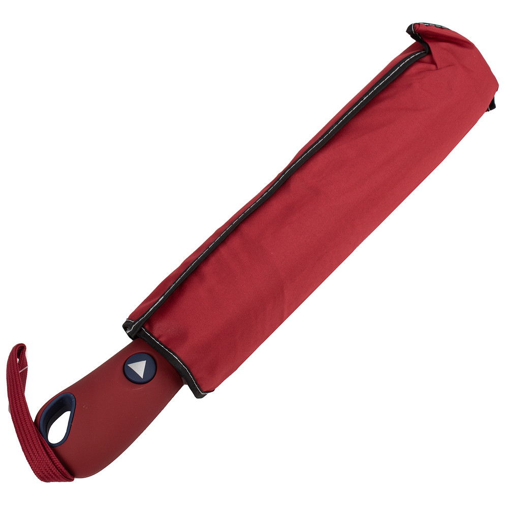 Женский складной зонтик полуавтомат Eterno 95 см красный - фото 4