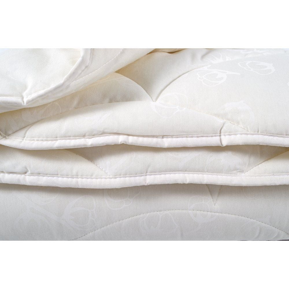 Одеяло антиаллергенное Lotus Home Cotton Extra, евростандарт, 215х195 см, молочное (svt-2000022289832) - фото 5