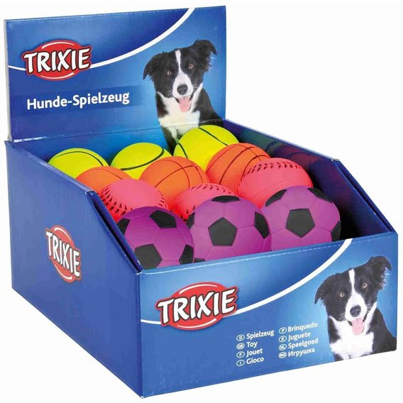 Игрушка для собак Trixie Мячик Neon, 6 см, в ассортименте (3443_1шт) - фото 4