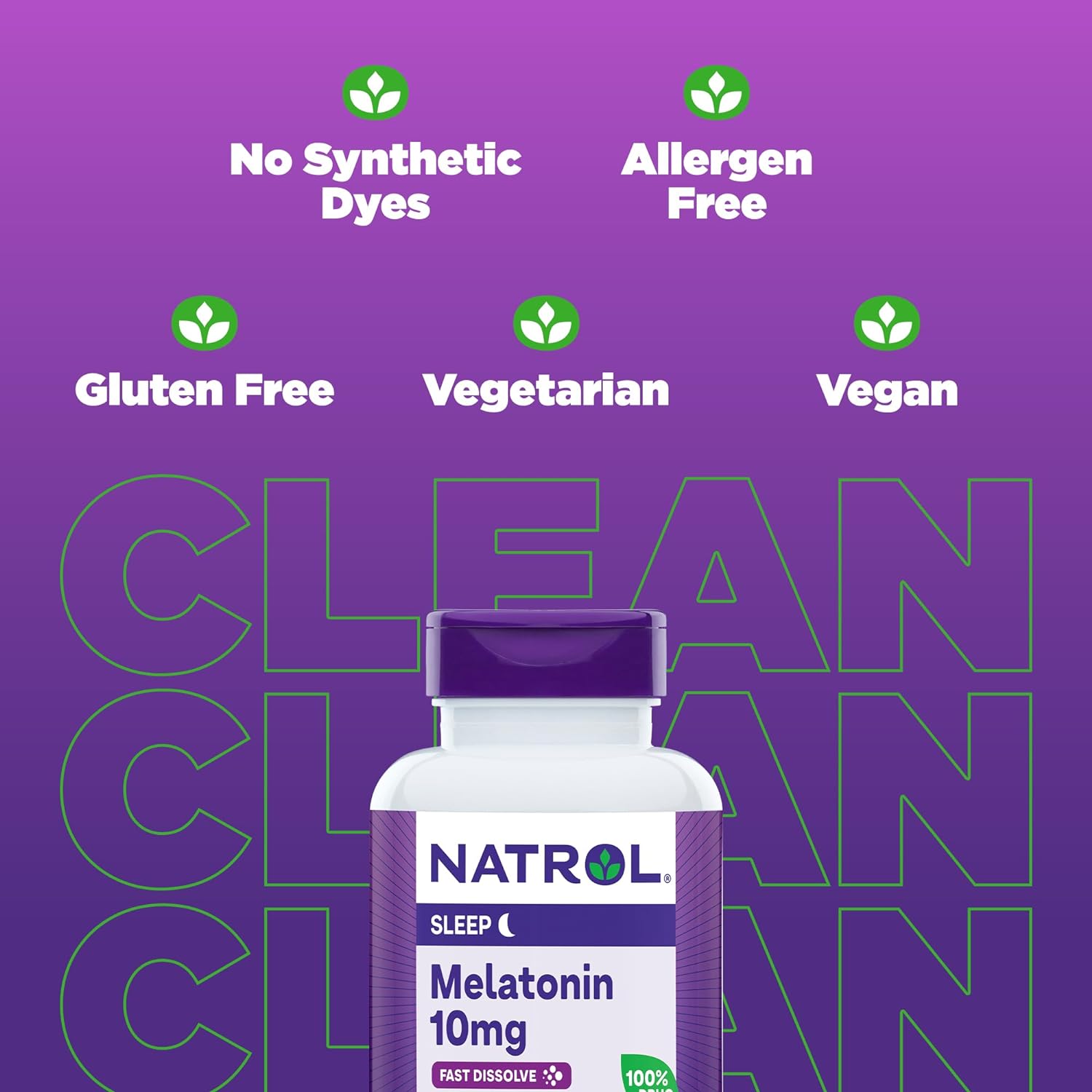 Мелатонин Natrol Melatonin Fast Dissolve со вкусом клубники 10 мг 60 таблеток - фото 6