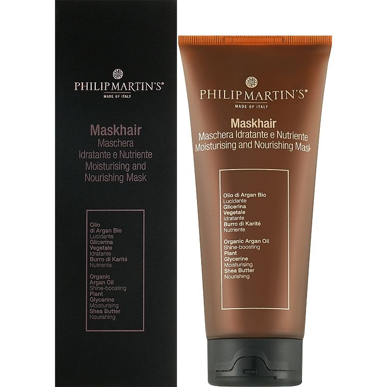 Маска для волос Philip Martin's Maskhair Moisturising And Nourishing Mask увлажняющая и питательная 200 мл - фото 1