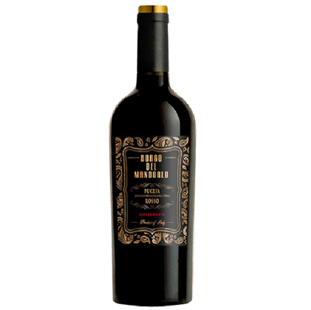 Вино Borgo Del Mandorlo Appasimento Rosso Puglia IGT, червоне, напівсухе, 14,5%, 0,75 л - фото 1