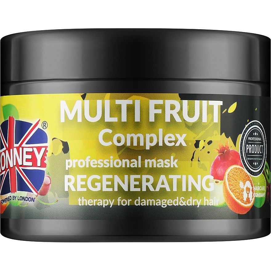 Маска для поврежденных и сухих волос Ronney Professional Multi Fruit Complex Regenerating 300 мл - фото 1