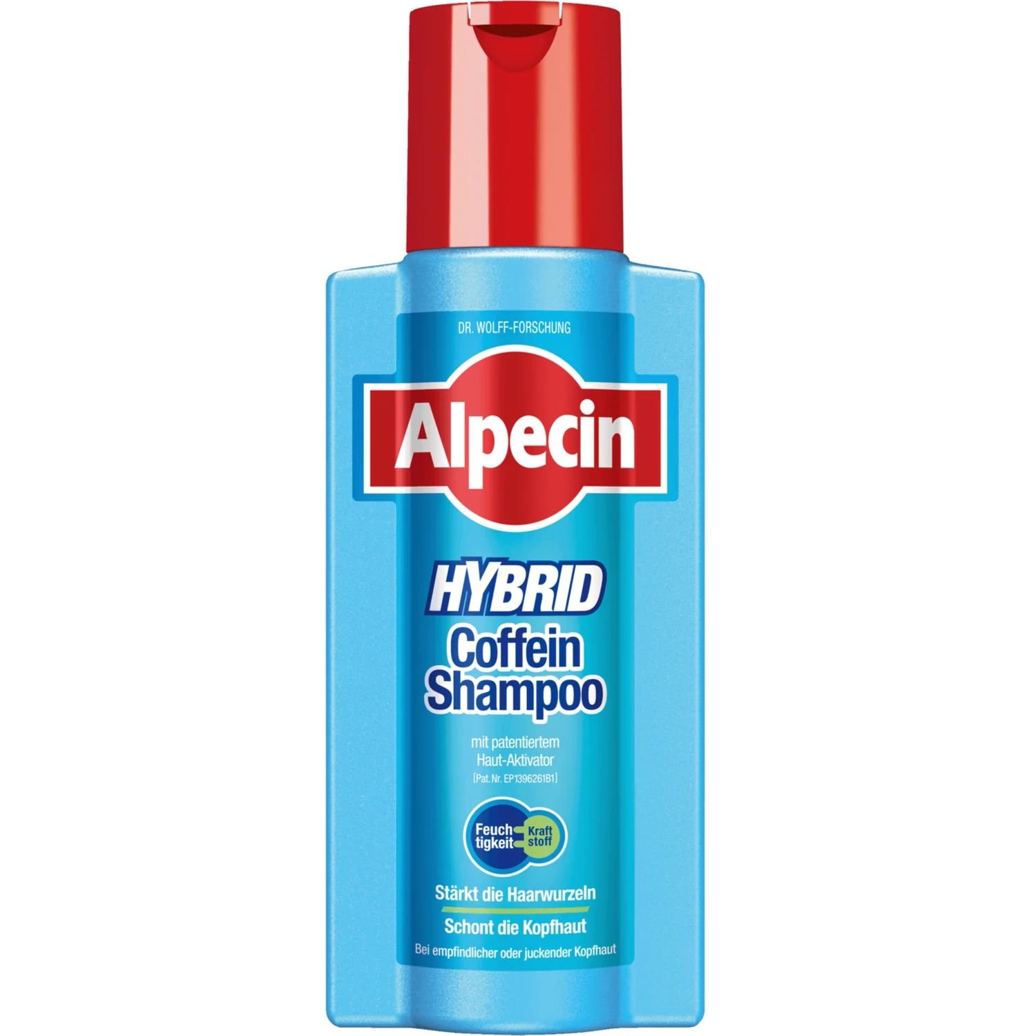 Шампунь з кофеїном Alpecin Hybrid Sensitiv Coffein, проти випадіння волосся та свербіння шкіри голови, 250 мл - фото 1