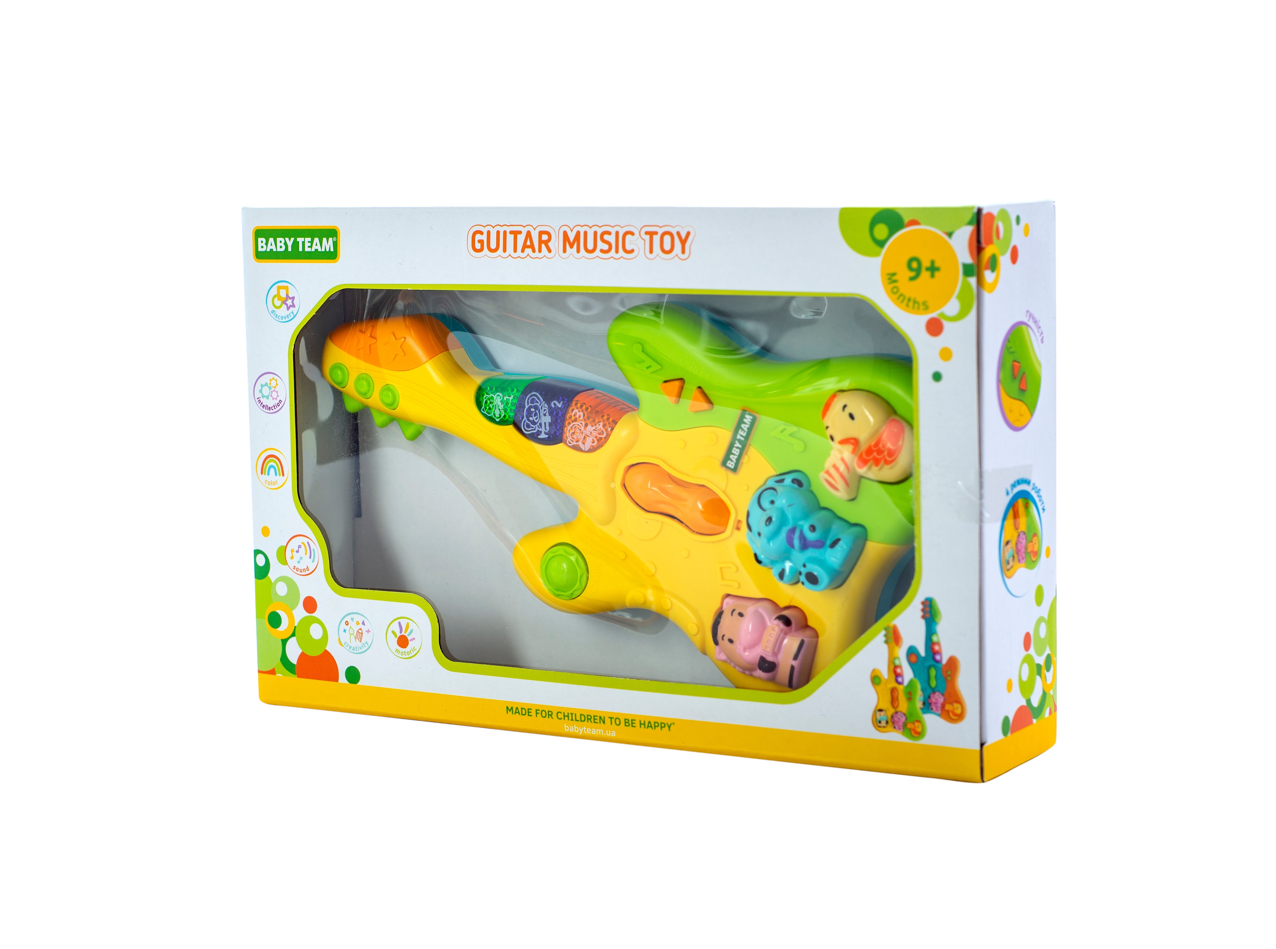 Музыкальная игрушка Baby Team Гитара желтая (8644_гитара_желтая) - фото 4