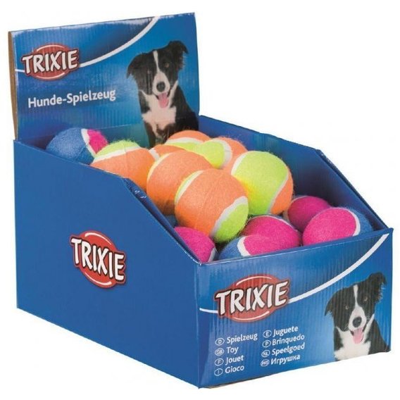 Игрушка для собак Trixie Мяч теннисный, d 6,4 см, в ассортименте (3475_1шт) - фото 4