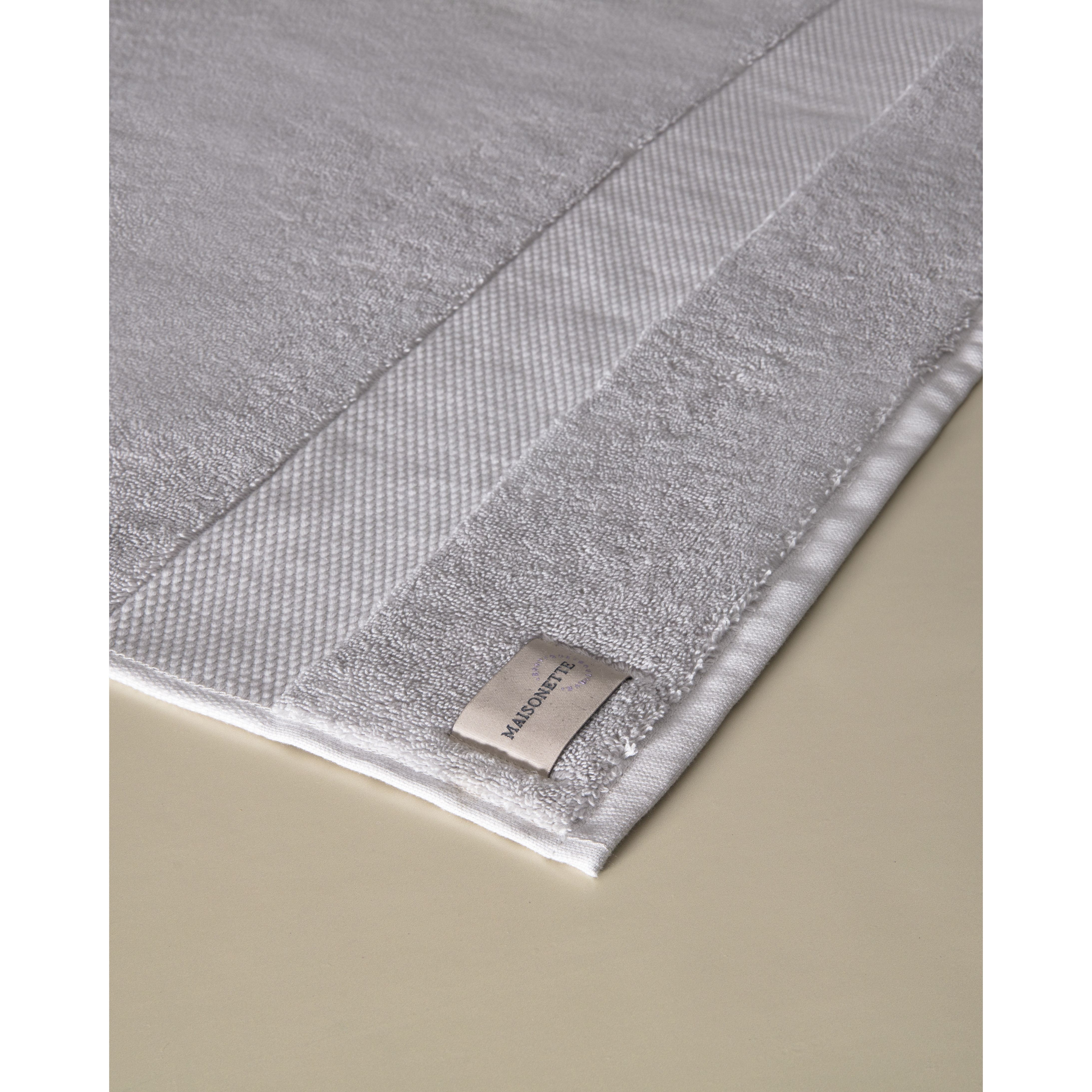 Набор полотенец Maisonette Elegance 147x76 см 2 шт. серебристо-серый (40634) - фото 8