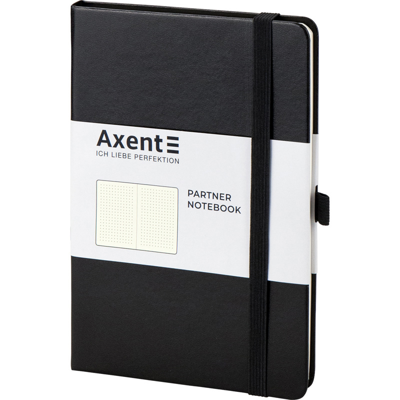 Книга записная Axent Partner A5- в точку 96 листов черная (8306-01-A) - фото 2