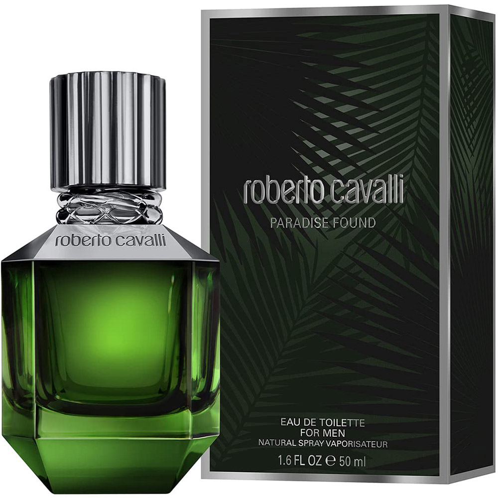 Туалетная вода для мужчин Roberto Cavalli Paradise Found 50 мл - фото 1