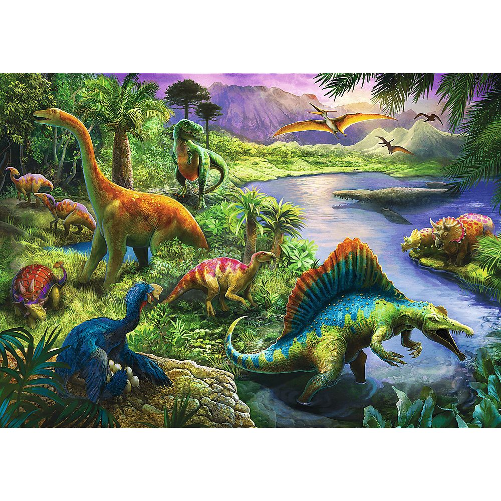Пазли Trefl Хижі динозаври 200 елементів - фото 3