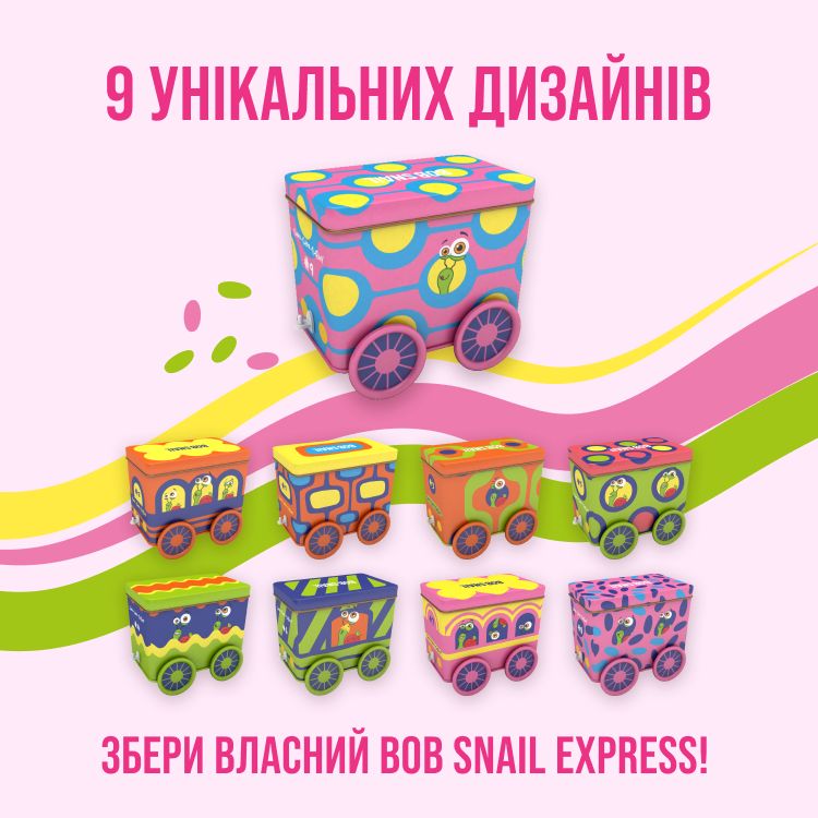 Набор сладостей Bob Snail Snack Track с игрушкой и стикером - фото 2