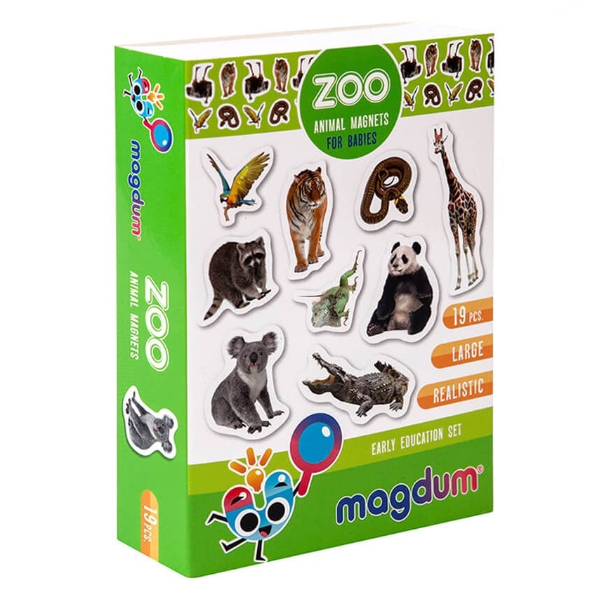 Набір магнітів Magdum Зоопарк Фото (ML4031-02 EN) - фото 1