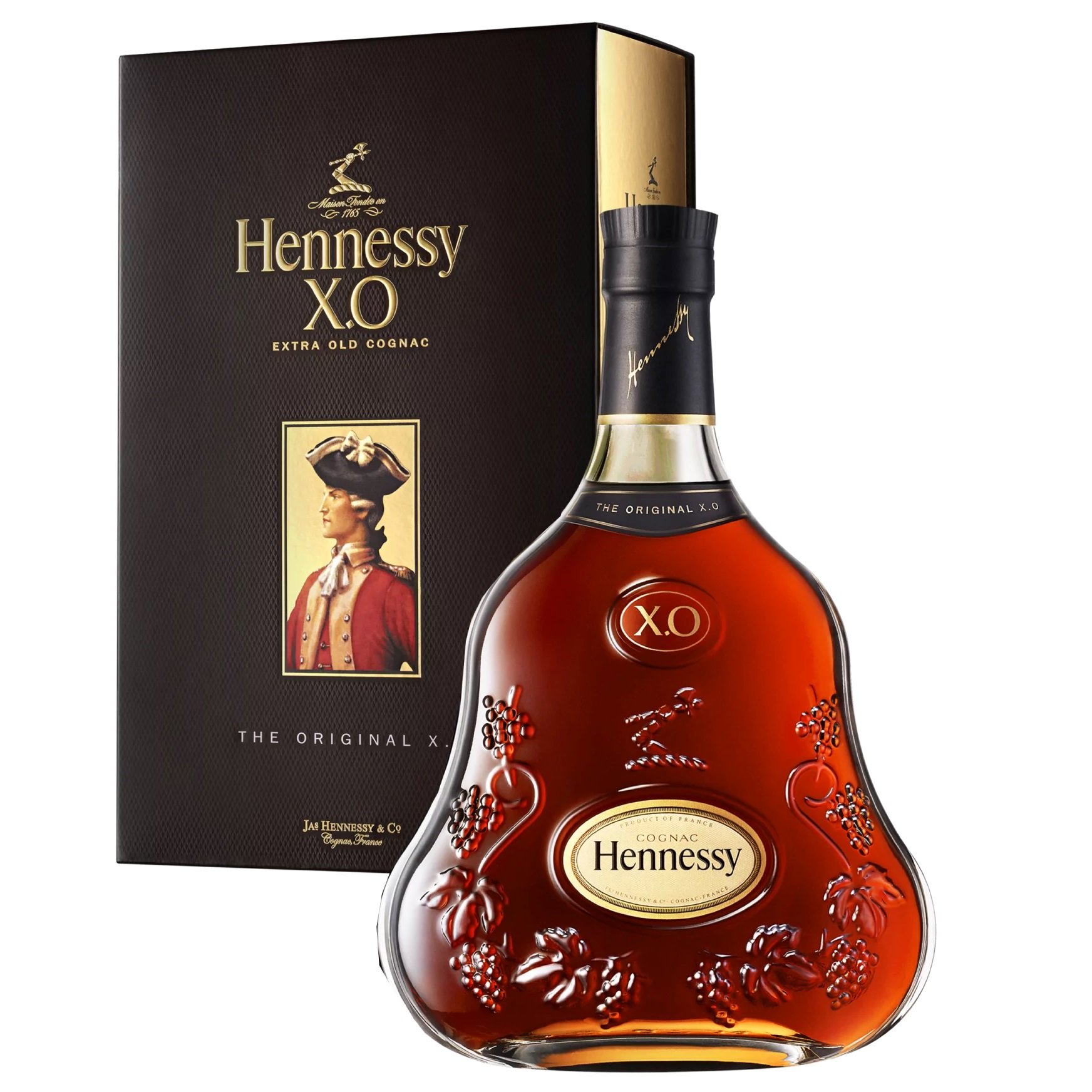 Коньяк Hennessy XO 20 років витримки, в подарунковій упаковці, 40%, 0,7 л (1103) - фото 1