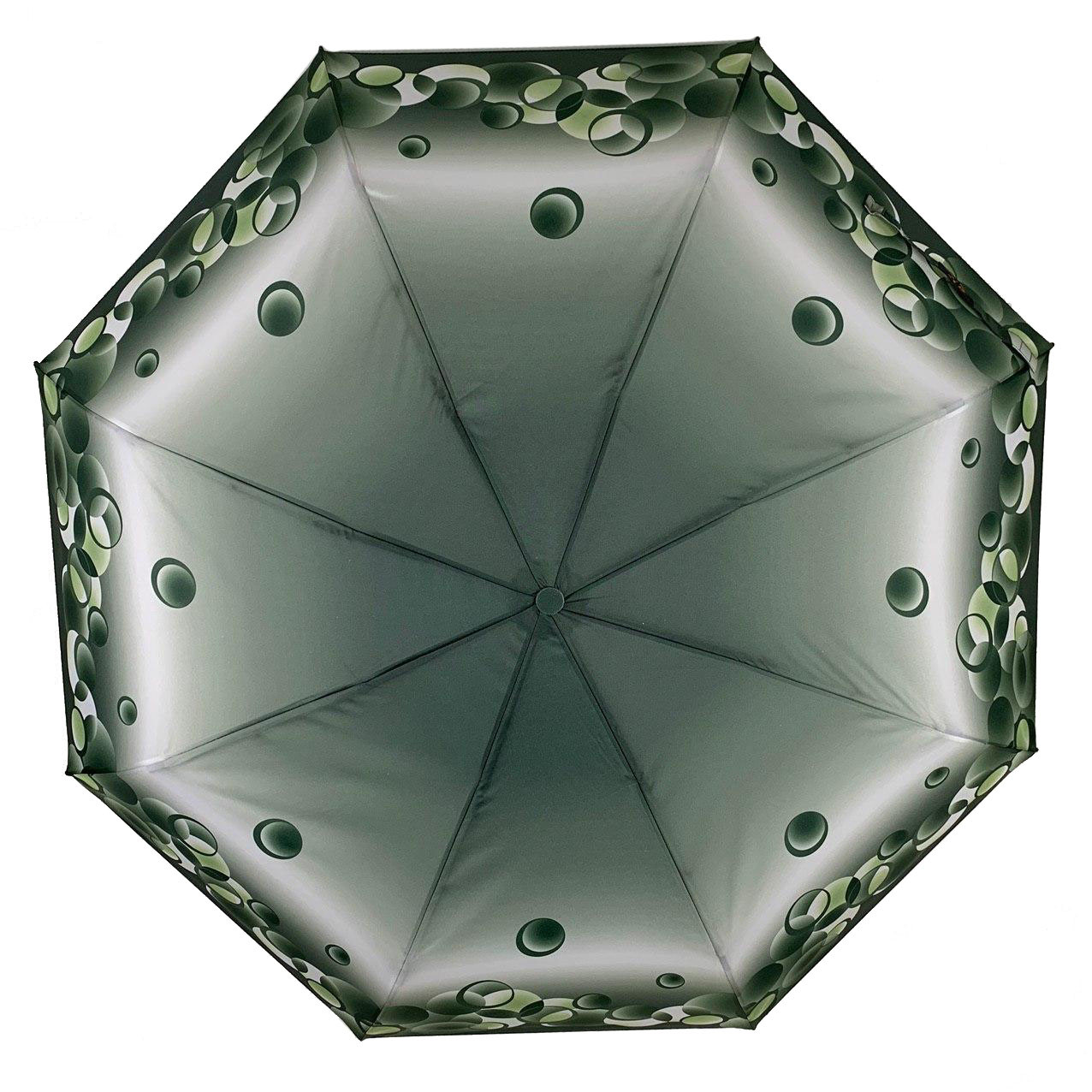 Жіноча складана парасолька механічна S&L 97 см зелена - фото 2