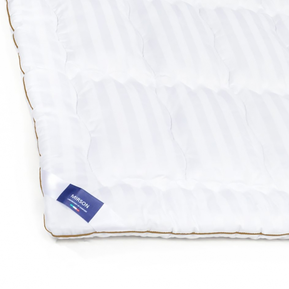 Одеяло шерстяное MirSon Royal Pearl Premium Italy Hand Made №0345, летнее, 220x240 см, белое - фото 3