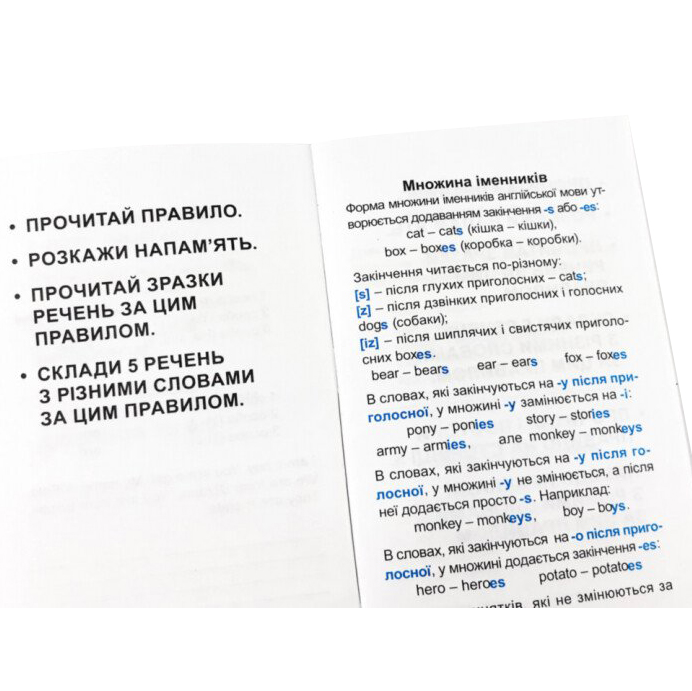 Навчальний посібник Зірка Найшвидший спосіб вивчити Правила англійської мови (298297) - фото 2