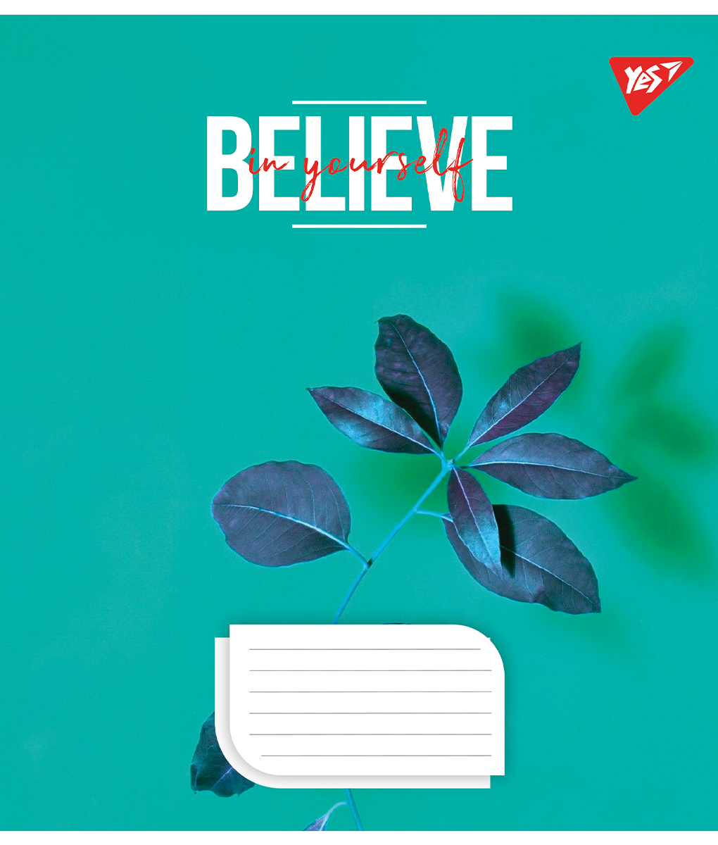 Набір зошитів Yes Believe in yourself А5 в клітинку 24 аркуші 20 шт. (67011) - фото 4