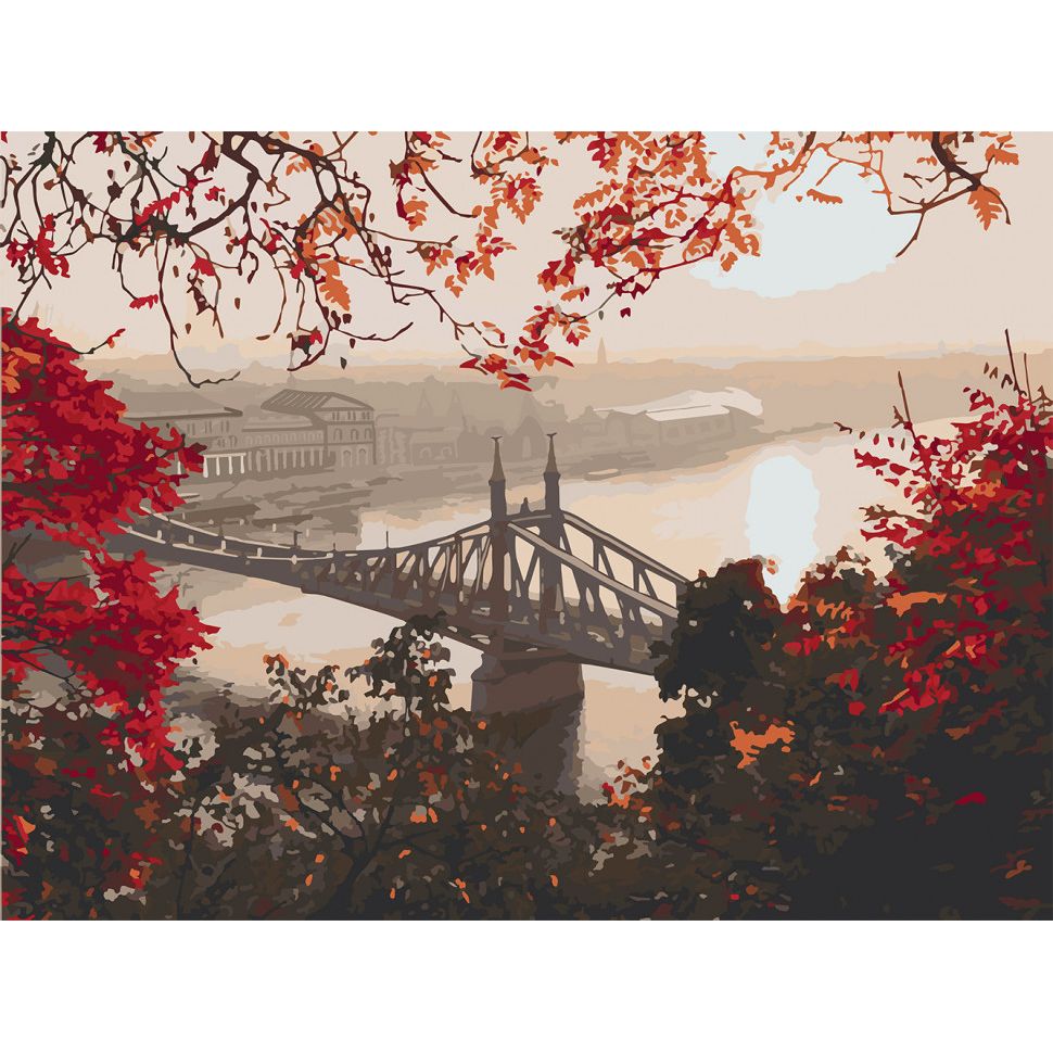 Картина за номерами ArtCraft Міст свободи Будапешт 40x50 см (10560-AC) - фото 1