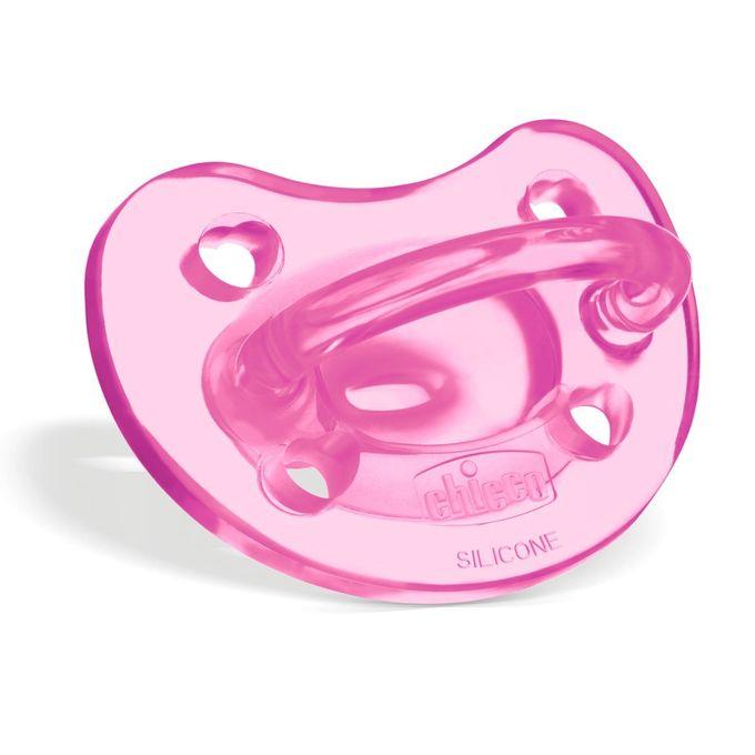 Пустышка Chicco Physio Soft, силикон, 0-6 мес., розовый, 1 шт. (02711.11) - фото 2
