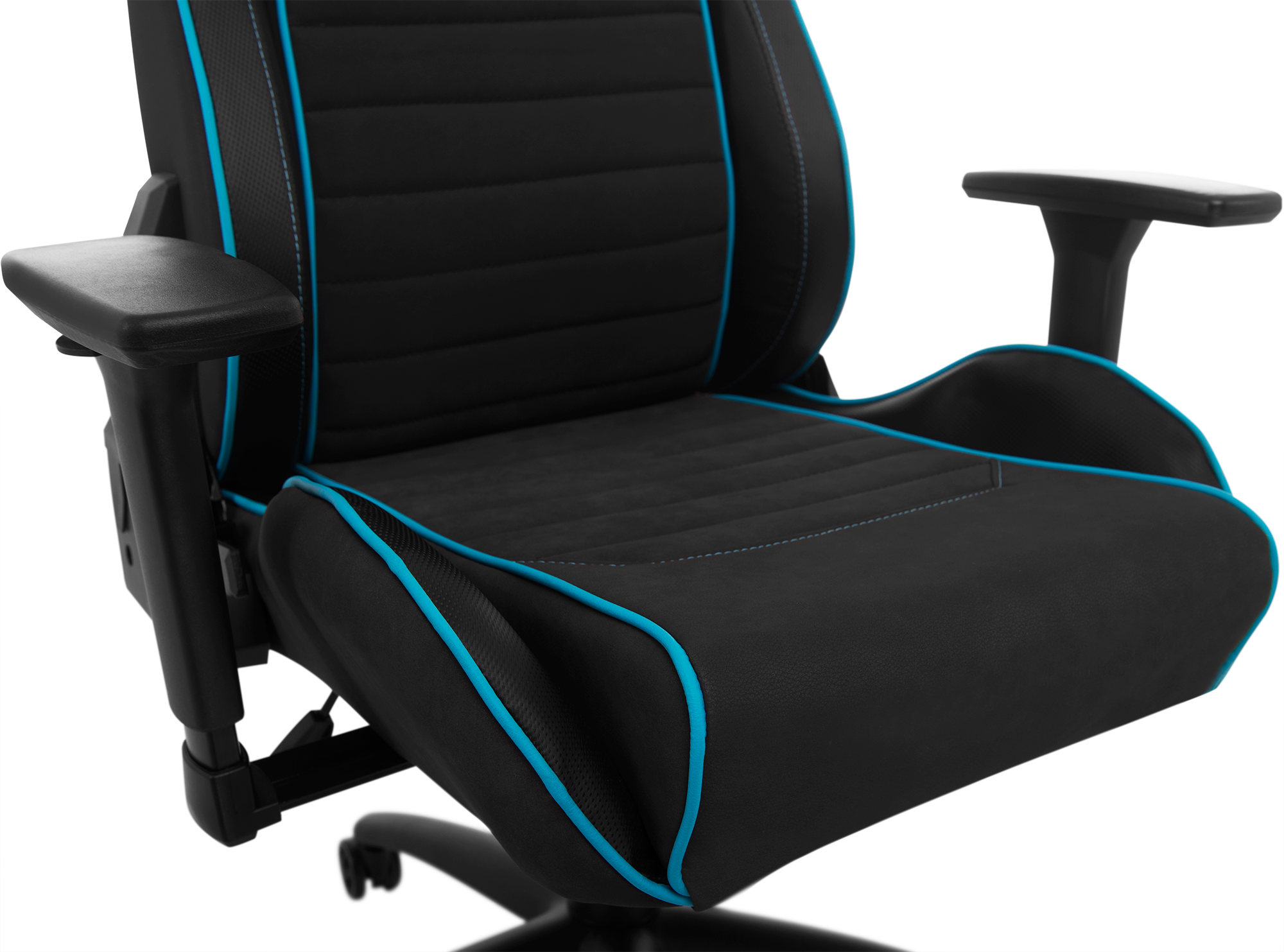 Геймерское кресло GT Racer черное с синим (X-2569 Black/Blue) - фото 9