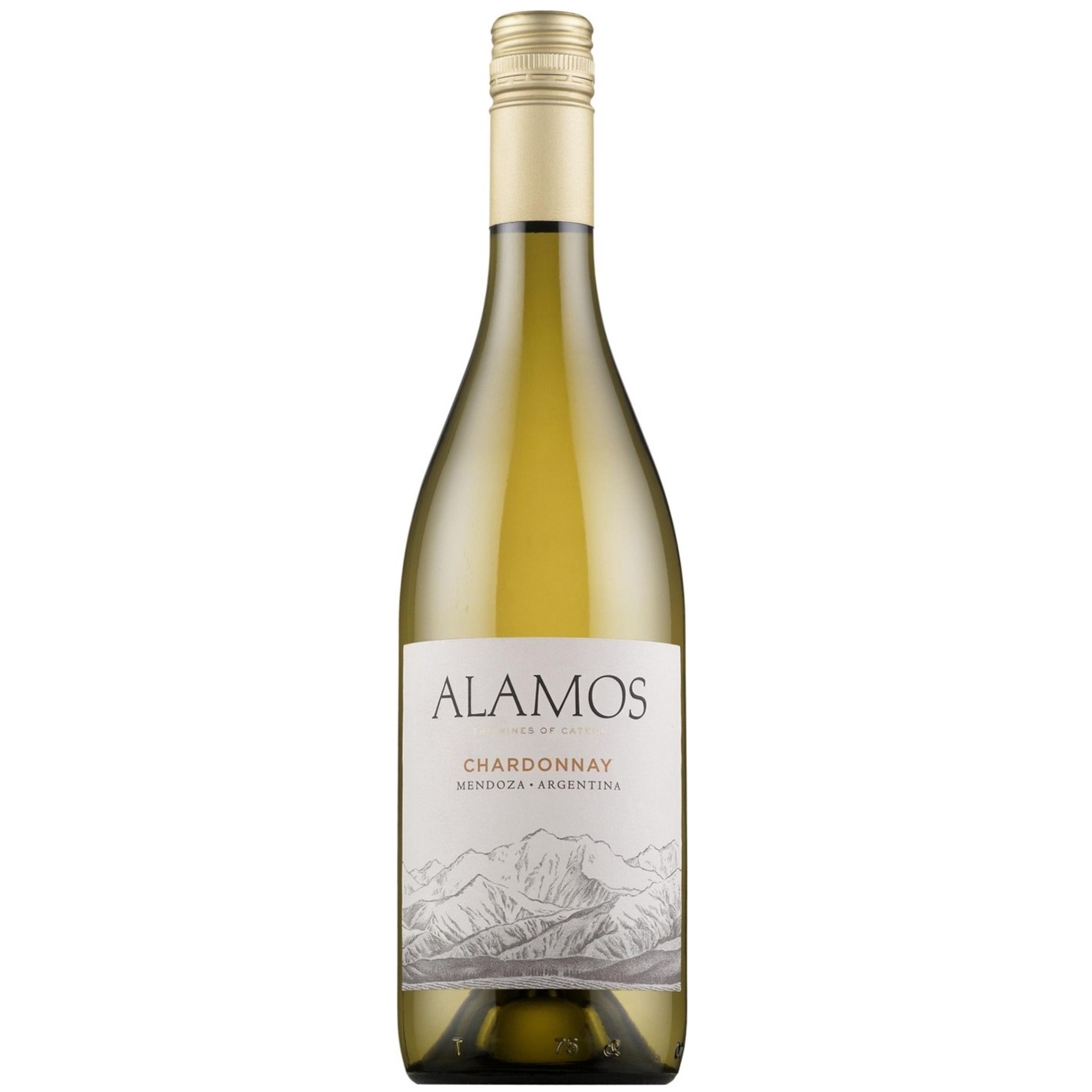 Вино Alamos Chardonnay, белое, сухое, 13,5%, 0,75 л - фото 1