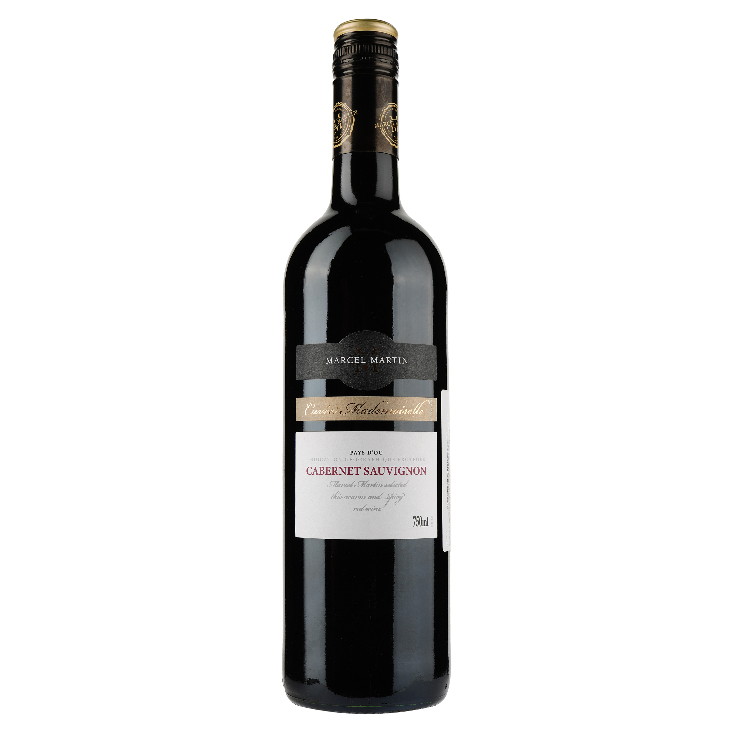 Вино Marcel Martin Cabernet Sauvignon, красное, сухое, 13%, 0,75 л - фото 1