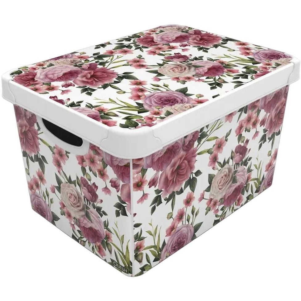 Фото - Чехол и органайзер для вещей Коробка Qutu Style Box Rose Pink 5 л (STYLE BOX с/к ROSE PINK 5л.)
